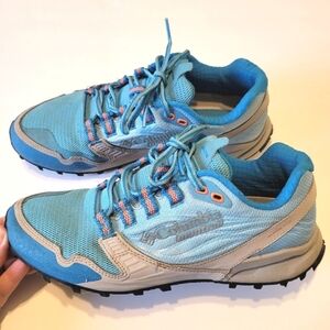 Columbia Montrail blue sneakers size 8.5